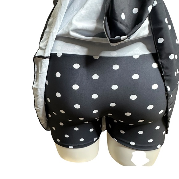 Summer Mae Black Polka Dot Swimsuit NWT Large - Picture 4 of 5